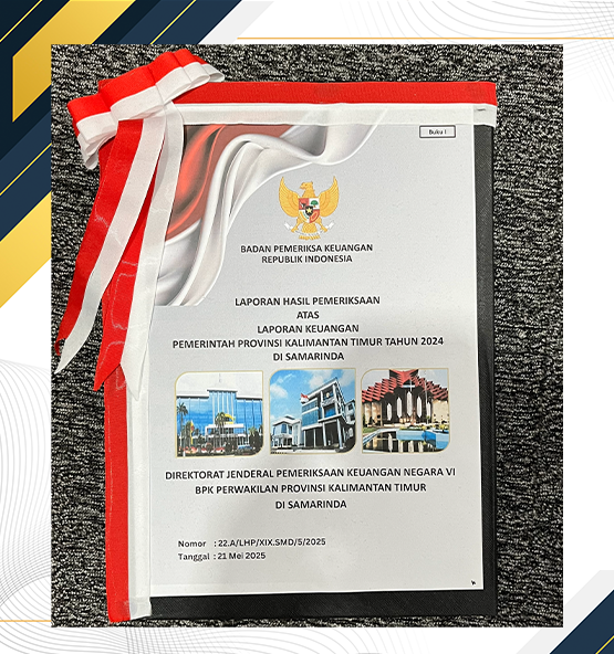 Penghargaan Laporan Hasil  Pemeriksaan Atas Laporan Keuangan Pemerintah Provinsi Kalimantan Timur Tahun 2024