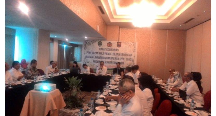 Rakor PPK-BLUD pada tanggal 04 Oktober 2017 di Hotel Jatra Balikpapan