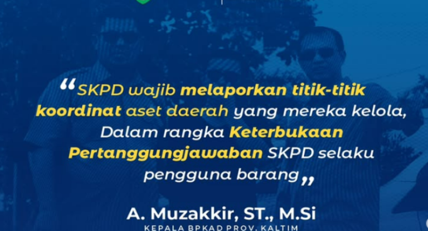 Semua SKPD diwajibkan melaporkan aset di masing-masing Perangkat Daerah