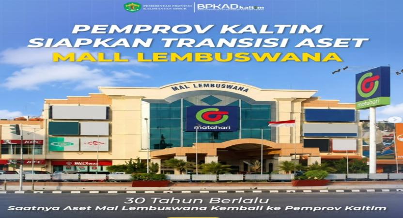 Rapat pembahasan mekanisme penyerahan aset mal Lembuswana